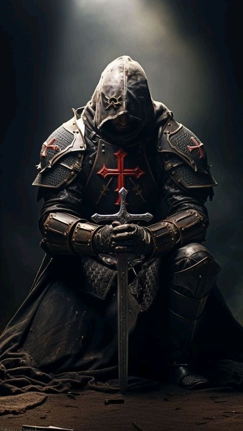 Assassins Creed Templars, Templar Knight Tattoo, Temple Knights, Knight Wallpaper, Templar Knight, Whatsapp Wallpapers Hd, Knight Tattoo, Knight Templar, Warrior Concept Art