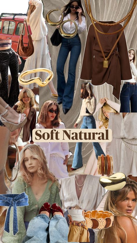 Soft Natural Jewelry Kibbe, Soft Natural Jewelry, Soft Natural Kibbe Celebrities, Soft Natural Kibbe Outfit, Soft Natural Outfits, Soft Natural Kibbe, Sn Kibbe, Kibbe Soft Natural, Natural Clothing Style