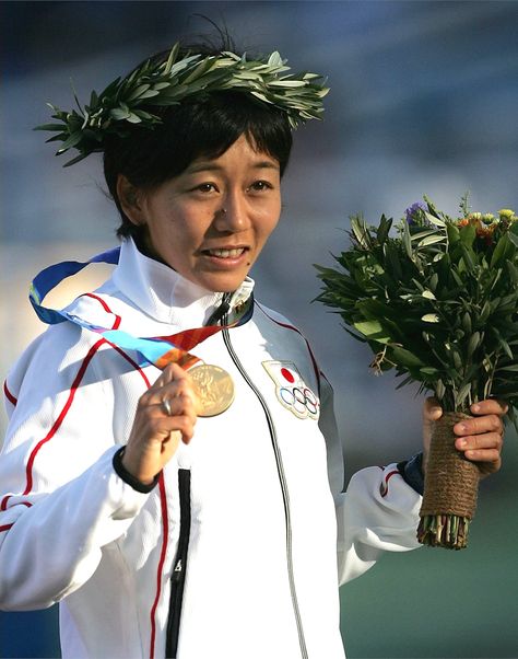 Mizuki Noguchi (Japan) 🥇 Marathon • Athens 2004 Olympics 2004 Olympics, Fitness Style, Athletic Girls, Olympic Athletes, Olympic Sports, Sporty Girls, Action Poses, Summer Olympics, Photos Of Women