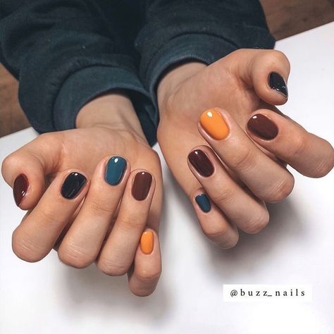 November Nails, Minimal Nails, Cute Gel Nails, Nail Salons, Spring Nail, Manicure Y Pedicure, Funky Nails, Chic Nails, Fancy Nails