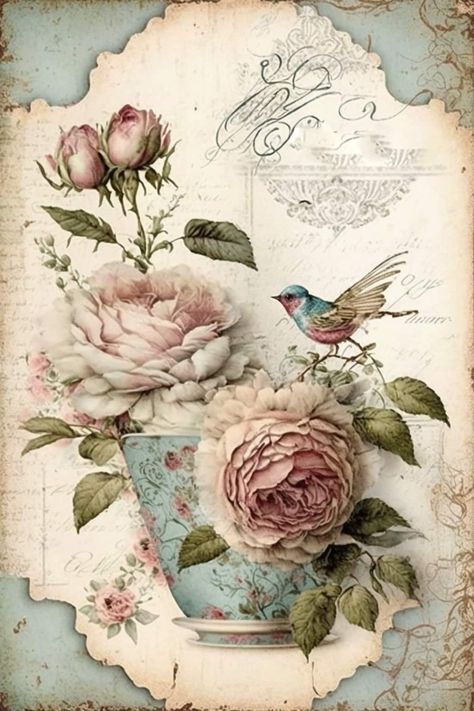 Painting Of Flowers, Click Here, Birds, Vase, The World, Flowers