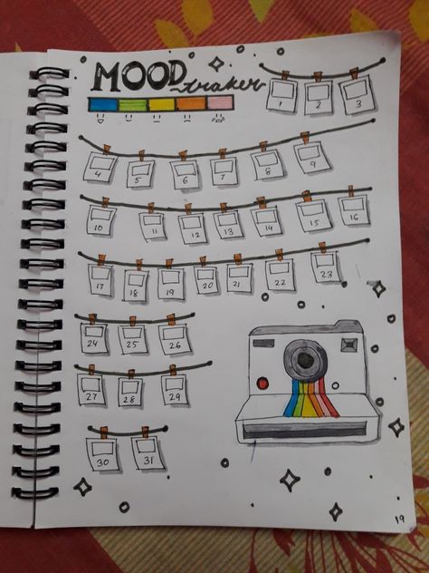 Camera Bullet Journal, April Bullet Journal, Scrap Journal, Bullet Journal Ideas Templates, Camera Setup, Journal 2024, Artwork Wallpaper, Polaroid Camera, Doodle On Photo