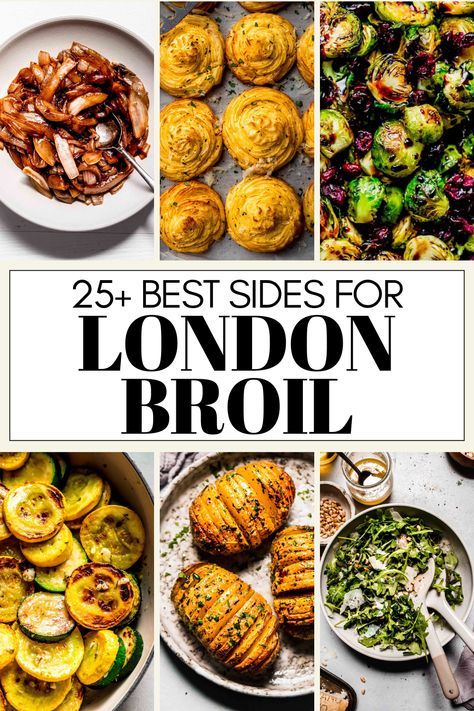 To make your London Broil meal truly exceptional, pairing it with the right side dishes is key. Welcome to a handy guide of 25+ recipes to serve with London Broil!  Whether you prefer classic sides like roasted vegetables, mashed potatoes, or fresh salads, or you’re looking for something a bit more adventurous like green bean fries, crispy smashed potatoes or corn ribs I've got you covered. London Broil Meals, Sides With London Broil, London Broil Sides Dishes, Sides For London Broil, London Broil Side Dishes, Chardonnay Food Pairing, London Broil Marinade, Garlic Rice Recipes, Green Bean Fries