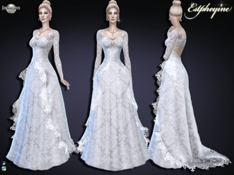 Sims 4 Wedding Dress Cc, Sims 4 Wedding Cc, Sims Wedding, Sims 4 Wedding Dress, Sims Dress, Sims 4 Cc Shopping, Sims 4 Tsr, Black And White Wedding Theme, Cc Shopping