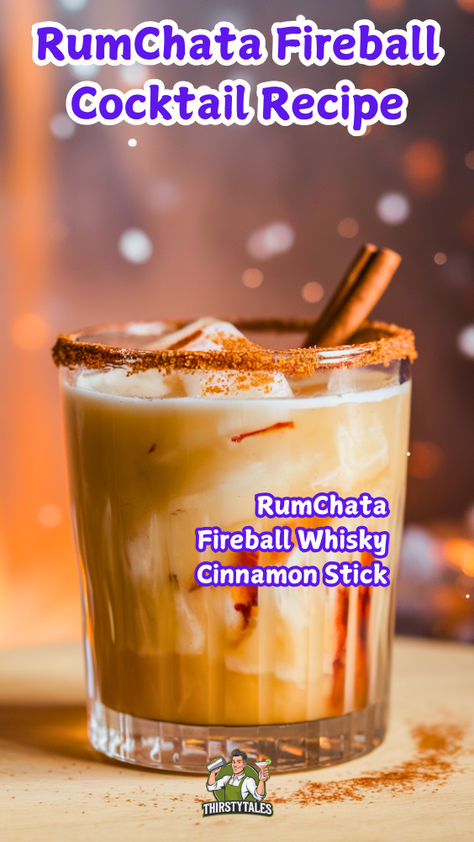 "Indulge in the delicious RumChata Fireball Cocktail Recipe, a perfect blend  of creamy RumChata and spicy Fireball whiskey. This delightful drink is  ideal for parties and gatherings, showcasing the best of mixed drinks with  Fireball. Explore more Fireball shots recipes and discover unique Fireball  mixers to elevate your cocktail game. Don’t miss out on the ultimate  Fireball margarita recipe and other tantalizing Fireball cocktail recipes.  Try the fun Applesauce Shot for a sweet twist! Mixed Drinks With Fireball Whiskey, Fireball Rumchata Drink, Rum Chats And Fireball, Rum Chata Fireball Drink Recipes, Rumchata Fireball Drinks, Rumchata And Fireball Recipes, Rum Chata And Fireball Drinks, Drink With Fireball, Drinks With Fireball Whiskey