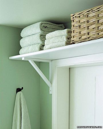 shelf above door - Google Search Bathroom Door, Small Bathroom Storage, Bathroom Doors, Door Storage, Small Space Living, A Shelf, Space Savers, Extra Storage, Small Apartments