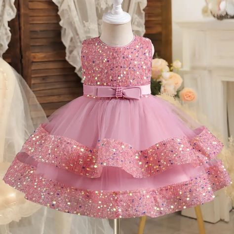 Princess Dress Pink, Birthday Princess Dress, Gala Gown, Kids Formal, Wedding Dresses For Kids, Robes D'occasion, Formal Occasion Dress, Princess Skirt