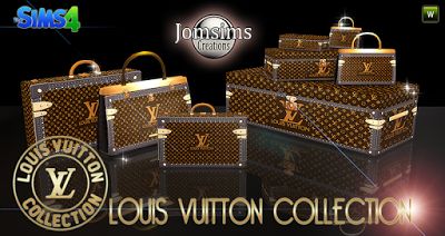 My Sims 4 Blog: Louis Vuitton Luggage by JomSims Sims 4 Louis Vuitton, Sims 4 Cc Louis Vuitton, Sims 4 Louis Vuitton Cc, Louis Vuitton Luggage, Sims 4 Blog, Sac Louis Vuitton, Louis Vuitton Collection, Sims 4 Clutter, Sims 4 Cc Shoes