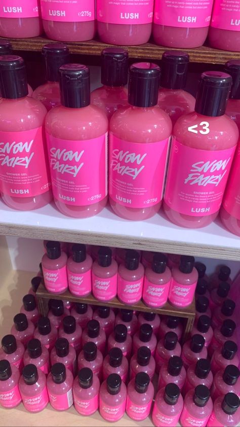 Snow Fairy Aesthetic Lush, Snow Fairy Lush Aesthetic, Lush Snow Fairy Aesthetic, Chav Girl, Lush Snow Fairy, Lush Aesthetic, Lush Products, Pink Xmas, Snow Fairy