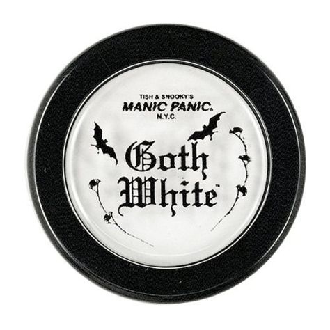 White Foundation Makeup, Cream To Powder Foundation, White Makeup, Cream Foundation, Hair Color Pastel, Fancy Makeup, Gothic Makeup, Manic Panic, Goth Makeup