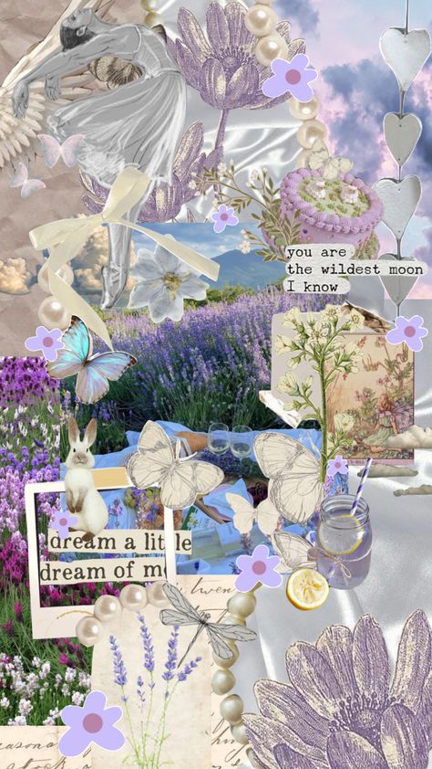 Lavender 💜 #moodboard #aesthetic #collage #love #myfirstshuffle Lavender Wallpaper Collage, Light Purple Collage Wallpaper, Lavender Mood Board Aesthetic, Purple Cottagecore Wallpaper, Lavender Collage Wallpaper, Soft Lavender Aesthetic, Violet Aesthetic Wallpaper, Lavender Moodboard, Lilac Collage