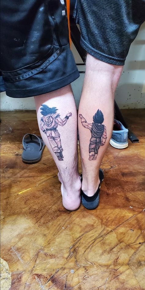 Goku and Vegeta fist bumping tattoo Best friends Dragon Ball Z Matching Dragon Ball Z Tattoo, Dragon Balls Tattoos, Dragon Ball Matching Tattoo, Goku Symbol Tattoo, Dragonball Super Tattoo, Bulma And Vegeta Tattoo, Best Friend Tatooes, Dragon Ball Z Dragon Tattoo, Matching Anime Tattoos Best Friends