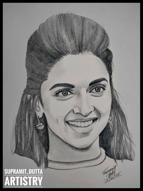 Typical Bollywood Diva: Deepika Padukone Bollywood Celebrity Drawings Pencil, Celebrity Drawings Pencil Sketch, Drawings Pencil Sketch, Rik Lee, Face Art Drawing, Pencil Sketch Portrait, Abstract Pencil Drawings, Pencil Portrait Drawing, Pencil Sketch Images