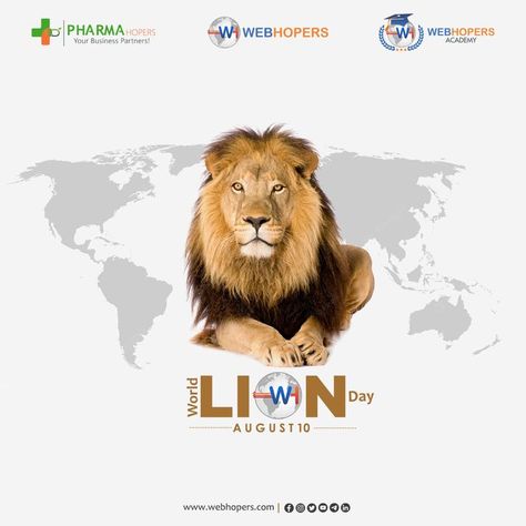 True beauty lies in nature and wildlife. Save our wildlife, save the lions on this day. Best wishes on this World Lion Day. Team - Webhopers - - #WorldLionDay🦁 #lions #savethelions #wildlife #health #EarthKeepersUnite #animals #bigcats World Lion Day, Nature And Wildlife, Best Wishes, Digital Marketing Services, Big Cats, True Beauty, In Nature, This World, Digital Marketing