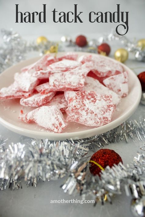 Looking for a fun and easy way to get into the Christmas spirit? Why not try your hand at making some hard tack candy! This delicious treat is perfect for friends and family, and you can pick your favorite flavors to make it extra special. So what are you waiting for? Get started on this festive tradition today! Hard Tack Candy Recipe, Stained Glass Candy, Rock Candy Recipe, Hard Tack Candy, Hard Tack, Hard Candy Recipes, Karo Syrup, Frozen Birthday Cake, Candy Recipe