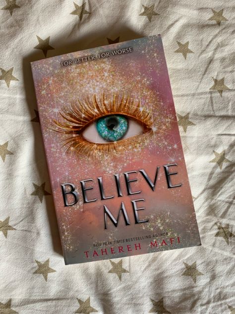 #books #aesthetic Believe Me Book, Believe Me Tahereh Mafi, Book Tbr, Books Wishlist, Books Tbr, Bookshelf Inspiration, Tahereh Mafi, Shatter Me Series, Academia Fashion