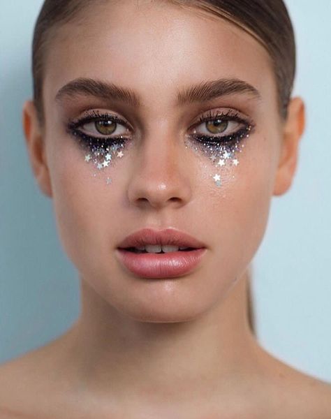 Editorial Make-up, Matte Make Up, Drag Make-up, Rave Makeup, Glitter Eye Makeup, Alternative Makeup, Smink Inspiration, New Mac, Creative Makeup Looks