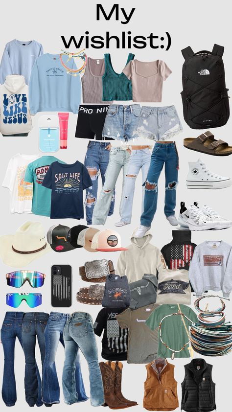 It’s kinda a lot of stuff!!😅 #wishlist #cuteclothes #cutefits Country Outfits Women, Cute Cowgirl Outfits, Casual Country Outfits, Southern Outfits, Country Style Outfits, Western Wear Outfits, Cute Country Outfits, Looks Country, Estilo Country