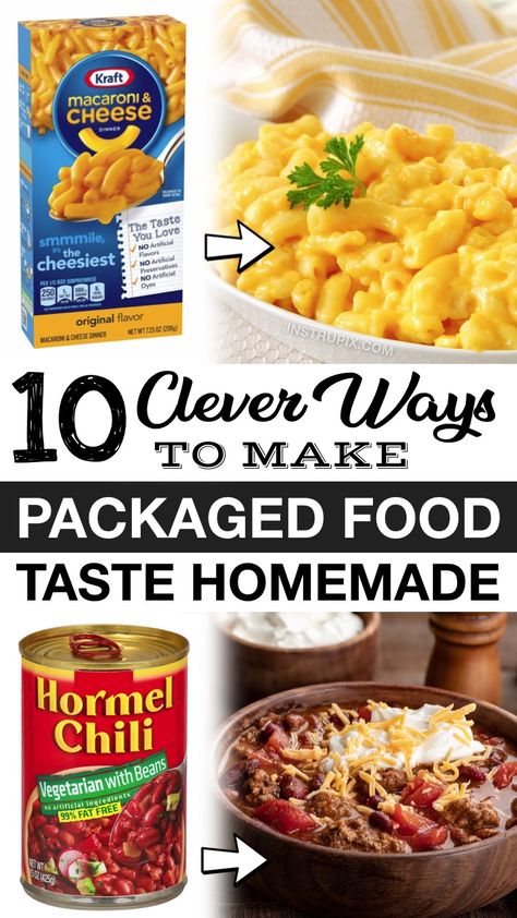 Survival Recipes, Kraft Dinner, Boxed Mac And Cheese, Dinner Box, Canned Tomato Soup, Kitchen Help, Cooking For A Crowd, Macaroni Cheese, Packaged Food