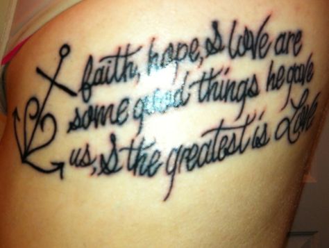 Cross heart Anchor tattoo. Alan Jackson quote. Ribs tattoo. Alan Jackson Tattoo, Alan Jackson Quotes, Country Song Tattoos, Anchor Heart Tattoo, Rib Tattoo Quotes, Ribs Tattoo, Tattoo Ribs, Foot Tattoos For Women, Anchor Tattoo