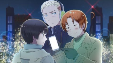 Hetalia Christmas, Italy Hetalia, Dungeon Aesthetic, Hetalia Italy, Hetalia Germany, Japan Christmas, Android Art, Anime City, Hetalia Ships