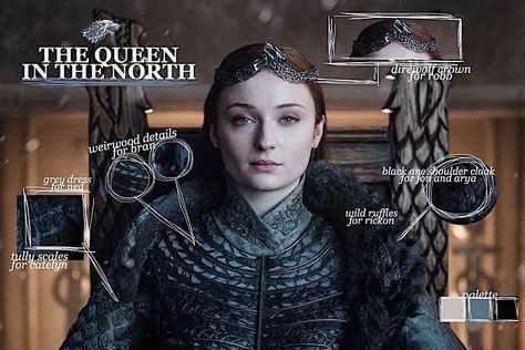 Sansa Stark Queen Of The North, Sansa Stark Aesthetic, Jon And Arya, Sansa Stark Queen, Queen In The North, Game Of Thrones Meme, Trendy Games, Got Game Of Thrones, Game Of Thrones Quotes