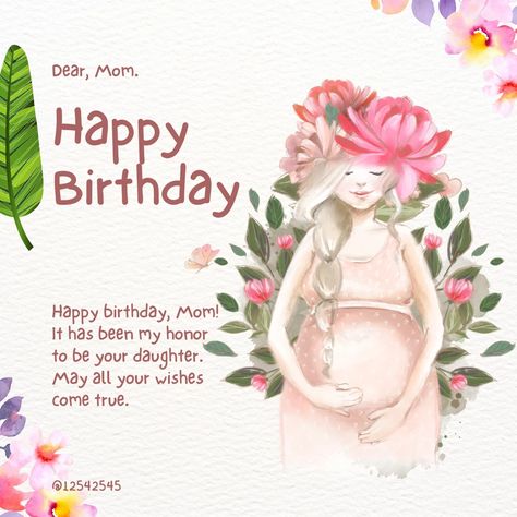 Happy Birthday Mom Memorial Day Quotes, Birthday Mom, Birthday Message, Pregnant Wife, Happy Birthday Mom, Birthday Messages, Mom Birthday, Memorial Day, Happy Birthday