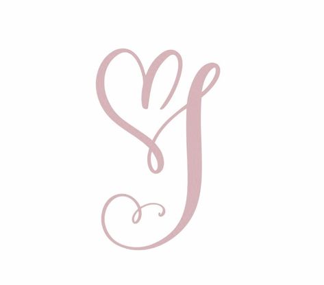 J And Heart Tattoo, Letter J Tattoo Ideas Initials, J Tatoos Initial, J In Different Fonts, J Calligraphy Letter, Birthdays Nails, J Tattoos, J Calligraphy, Cursive J