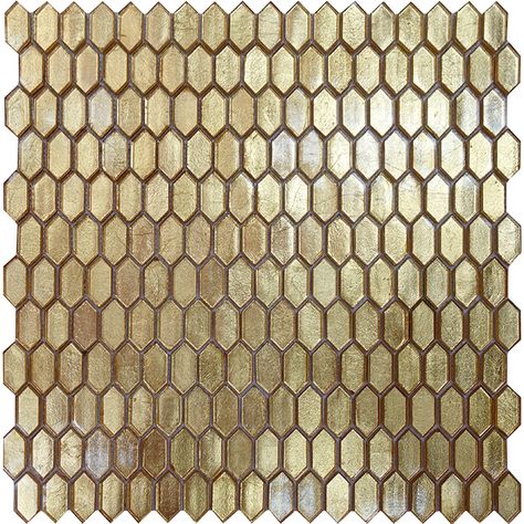 Buy Majeste 11.6 in. x 11.75 in. Glossy Shimmer Gold Glass Square Wall and Floor Tile (9.47 sq. ft./case) (10-pack) at Walmart.com Gold Shower Tile, Gold Tiles, Gold Tile, Streamline Moderne, Gold Fixtures, Room Tiles, Feature Tiles, Adhesive Tiles, Glass Mosaic Tiles