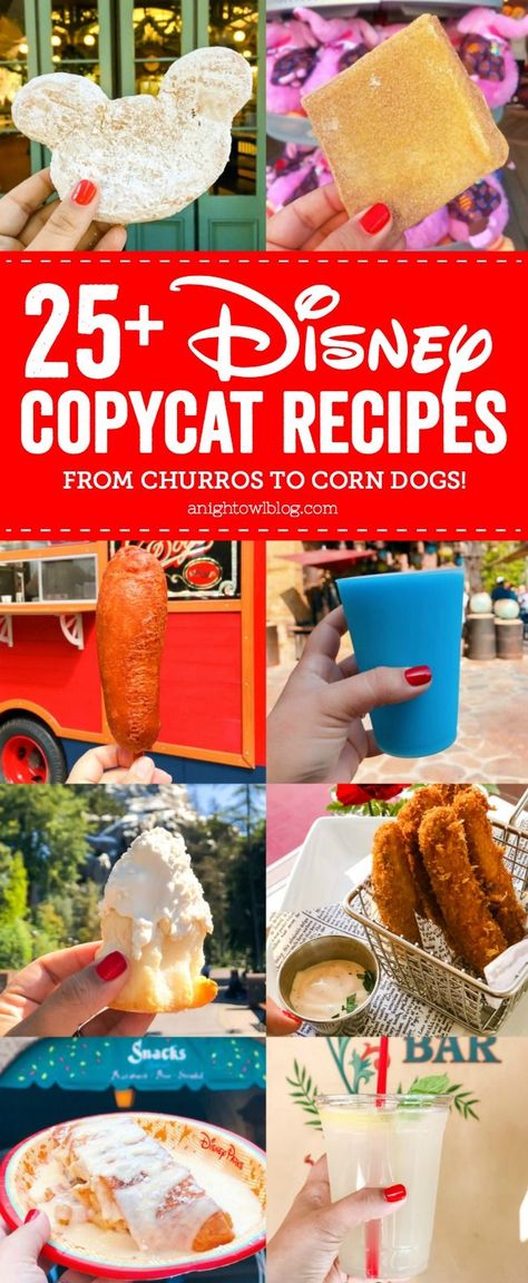 Disney Copycat Recipes, Disney Dessert Recipes, Disney Inspired Recipes, Disney Baking, Disney Themed Food, Recipes Disney, Disney Dishes, Disney Inspired Food, Disney Desserts