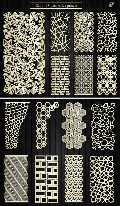 Explore commercial ACP facade design ideas featuring laser cut panels and modern CNC patterns. Enhance the exterior of buildings while ensuring they stand out beautifully in any urban landscape. Laser Cut Panels Interior Design, Cnc Wall Design, Cnc Wall Panel, Cnc Design Pattern Modern, Privacy Partition, Laser Cut Screens, Laser Cut Stencils, Partition Screen, Laser Cut Panels