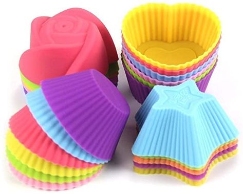 Silicone Cupcake Molds, Silicone Cupcake Liners, Silicone Muffin Cups, Silicone Baking Cups, Cupcake Baking, Mini Quiches, Muffin Liners, Cupcake Mold, Muffin Bread