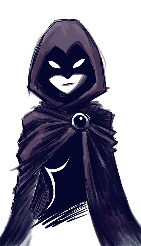 Raven from the original Teen Titans Raven Comics, Teen Titans Raven, Titans Raven, Original Teen Titans, Arte Doodle, Teen Titan, Raven Teen Titans, Beast Boy, Jack Kirby