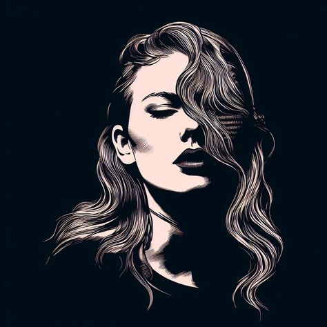 Taylor Swift Art Reputation, Taylor Swift Reputation Fanart, Reputation Artwork, Reputation Era Taylor Swift, Taylor Swift Art Print, Frendship Bracelets, Taylor Swift Art, Taylor Swift Drawing, Taylor Smith