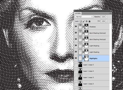 The classic illustration style used on money is something I’ve always wanted to figure out how to replicate in Photoshop. There’s plenty of Photoshop tutorials that show how to create a basic halftone line effect, but they never quite capture that authentic engraved look with plenty of shading and tone. After lots of trial and … Classic Illustration, Photoshop Tuts, Photoshop Tutorial Graphics, Photoshop Brush Set, Photoshop Techniques, Advanced Photoshop, Beginner Photo Editing, Affinity Photo, Photoshop For Photographers