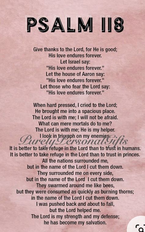 Praise And Worship Prayer, Birthday Poems For Daughter, Blessing Prayers, Psalms 118, Encouraging Scripture Quotes, Family Prayers, Worship Prayer, Bible Tattoos, Bible Psalms