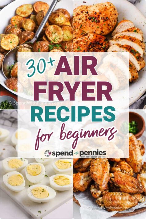 Air Fryer Collection - Spend With Pennies Air Fryer Recipes For Beginners, Fried Recipes, Air Fryer French Fries, Air Fried Food, Air Fryer Oven Recipes, Spend With Pennies, Air Fry Recipes, Salad Pasta, Air Fryer Dinner Recipes