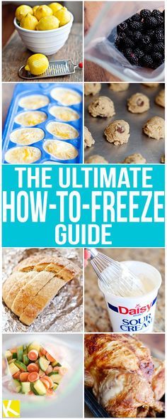 Freezing Food Guide, Freezable Meals, Freezer Meal Planning, Freezer Meal Prep, Food Saver, Frozen Veggies, Food Info, The Krazy Coupon Lady, Freezer Cooking