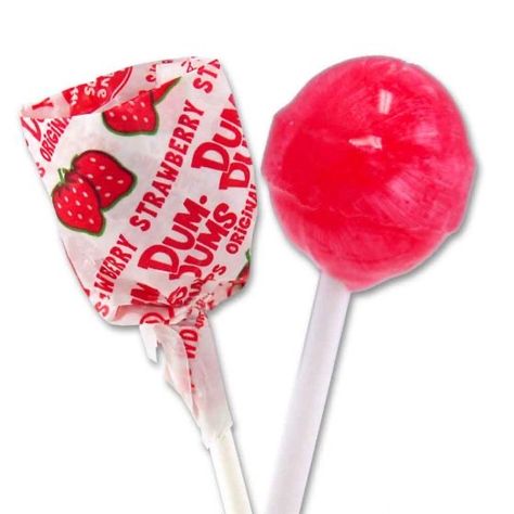 Dum Dums, Food Drink Photography, Strawberry Shortcake, Aesthetic Food, Lollipop, Strawberries, Nutrition, Candy, Snacks