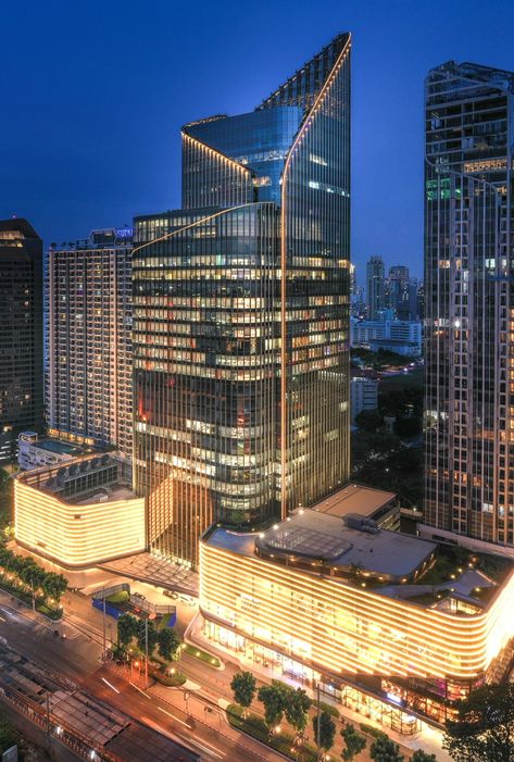 Bangkok Thailand Big Company Building Aesthetic, Big Building Aesthetic, Big Company Building, Company Building Aesthetic, Office Design Concepts, Company Building, Building Aesthetic, Big Company, Big Building