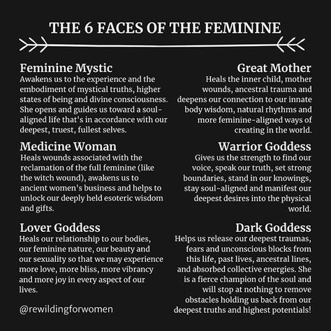 Goddess Witchcraft, Divine Feminine Goddess, Feminine Quotes, Warrior Goddess, Healing Journaling, Divine Feminine Spirituality, The Divine Feminine, Masculine Energy, Self Care Activities