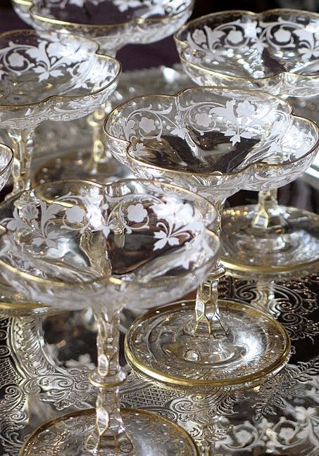 Elegant Entertaining, Crystal Stemware, Crystal Glassware, Gorgeous Glass, Wedding Memorial, Beautiful Dishes, Vintage Crystal, Stemware, Chinoiserie