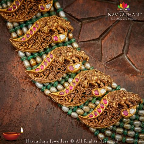 Navrathan Jewellers, South Jewellery, Western Jewellery, Neck Pieces Jewelry, Anarkali Dress Pattern, Wedding Jewellery Collection, Jewelry Ads, Indian Jewelry Sets, We Are Open