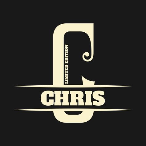 Check out this awesome 'Chris+name+limited+edition' design on @TeePublic! Chris Name, Name Wallpaper, Name Design, Initial Letters, Kids Magnets, Case Stickers, Phone Case Stickers, Cool Walls, Party Design