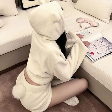 Kawaii Lounge Wear, Cute Bunny Outfits, Kawaii Pjs, Cute Pijamas, Bunny Outfits, Judo Training, Autumn Core, Kawaii Pajamas, Pajamas Cute