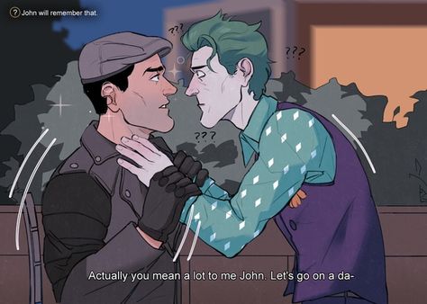 Telltale Batman Fanart, Telltale Batman John Doe, Joker X Batman Fanart, Batjokes Fanart, Telltale Batjokes, Telltale Batman, Gotham Rogues, Batman Telltale, Bat Joker