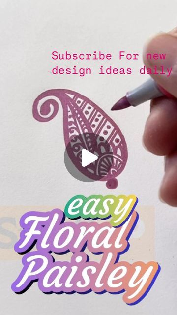 StudioP - art | design | education on Instagram: "Floral paisley art tutorial | Easy drawing #floralart #howtodraw #easyart 

Do give a 👍🏻 if you like it!
Follow for more

*************************************

Learn how to draw a beautiful floral paisley design with this easy, step-by-step tutorial. Perfect for adding creative touches to your artwork or crafts, journals or doodles, great for beginners

#FloralArt
#BorderDesign
#FloralDesign
#DrawingTutorial
#StepByStepArt
#ArtForBeginners
#CreativeDrawing
#PenAndInkArt
#PatternDesign
#DoodleArt
#HandDrawnArt
#InkedArt
#DetailedDrawing
#FloralPatterns
#DecorativeArt
#ZenArt
#MindfulDrawing
#ArtProcess
#SketchArt
#ArtReel
#madhubani
#tattooart
#folkart
#howtodraw 
#easyart
#floralart
#flower
#madhubaniart
#paisley" Doodle Flowers Step By Step, Easy Doodle Flowers, Draw Paisley, Paisley Doodle, Flower Step By Step, Paisley Art, Madhubani Art, Zen Art, Flower Doodles