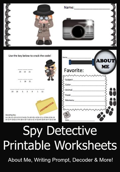 Create this Spy themed Time Capsule during the back to school season and open it at the end of the year! Investigate and let your students become spies! Detective Themed Classroom, Spy Camp, Spy Theme, Spy Stuff, Spy Games For Kids, Spy School, Secret Agent Party, Detective Party, Detective Theme