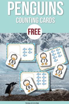 Penguin Prek Activities, Antarctica Preschool Activities, Winter Number Activities Preschool, Penguin Lesson Plans Preschool, Arctic Animals Preschool Activities Free Printables, Penguin Patterns, Penguin Crafts Preschool, Polar Animals Preschool, Penguin Preschool