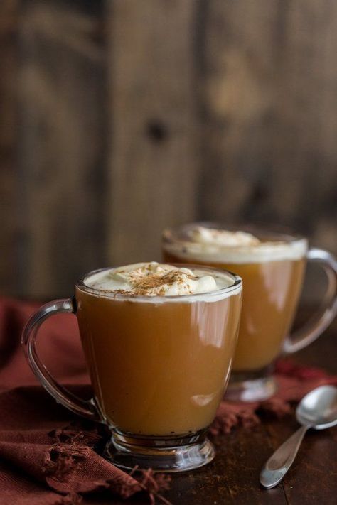 Recipe: Chai Spiced Apple Cider — Drink Recipes from The Kitchn Apple Cider Recipes, Spiced Apple Cider Recipe, Cider Recipes, Apple Chai, Apple Cider Drink, Hot Chai, Apple Cider Recipe, Chai Recipe, Hot Chocolate Coffee